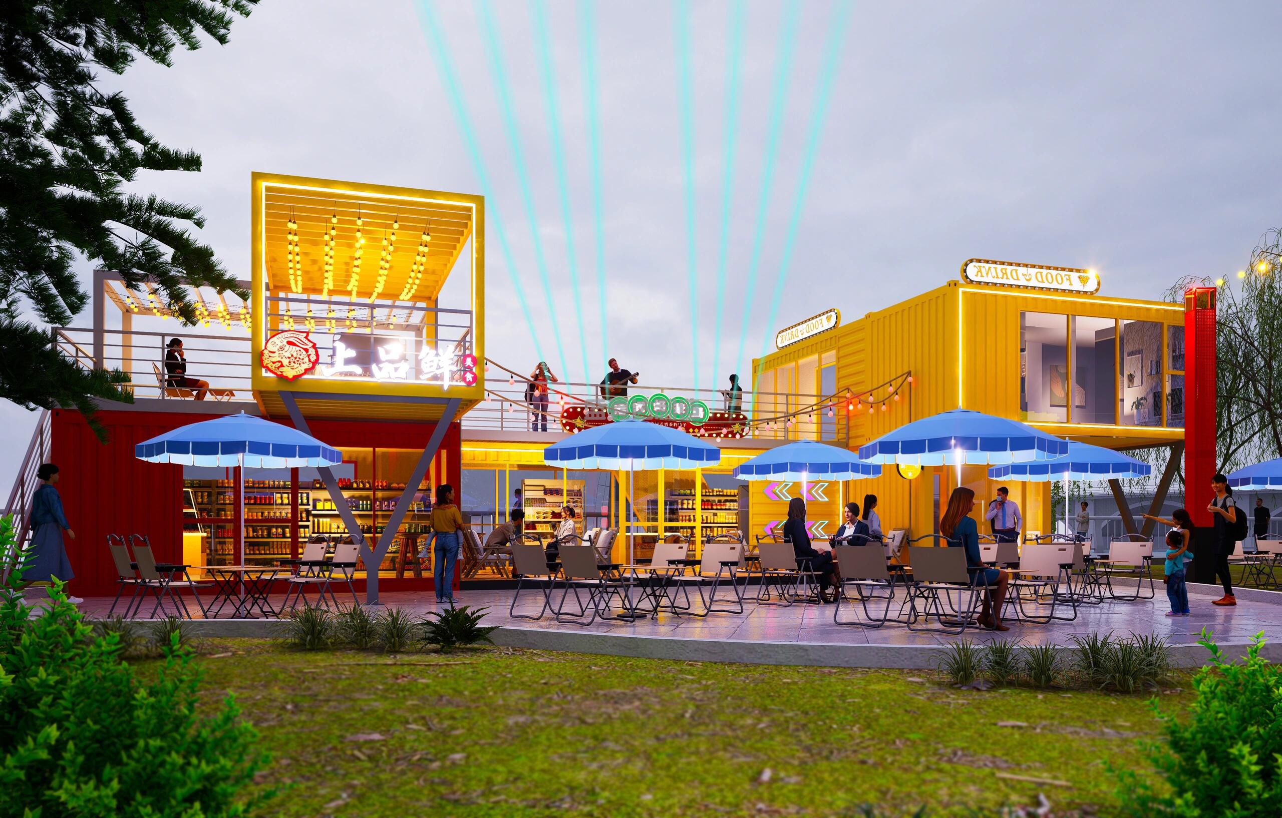 紅集裝箱可以做二層嗎？？在設(shè)計(jì)做兩層的話如何考慮安全